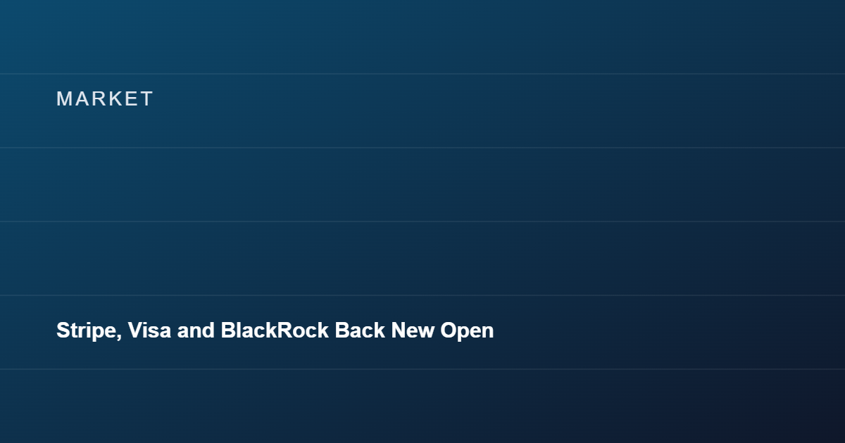 Stripe, Visa and BlackRock Back New Open USD Stablecoin Launch