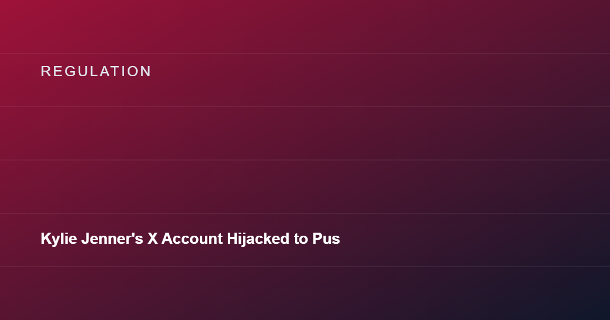 Kylie Jenner's X Account Hijacked to Push Meme Coin That Crashed 68%