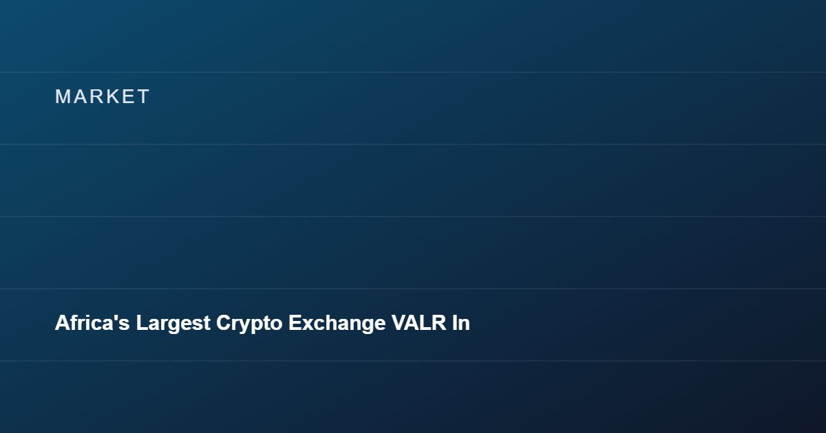 Africa's Largest Crypto Exchange VALR Integrates With Payments Gateway Onafriq